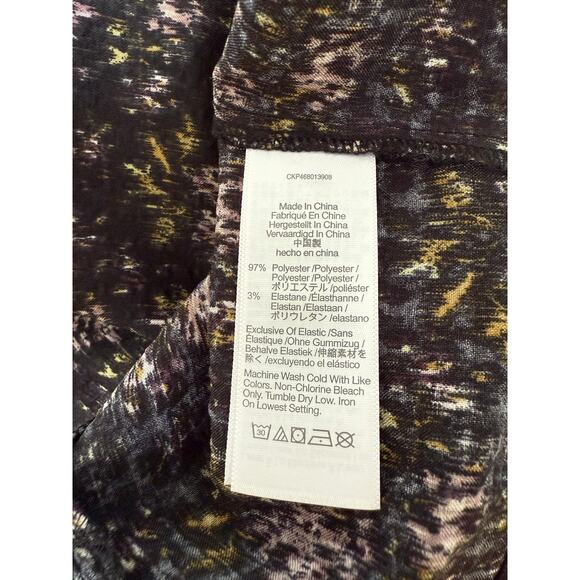 Madewell NWOT HopewelL Black Smocked Crop Top in Blurred Ikat Small - Picture 9 of 11